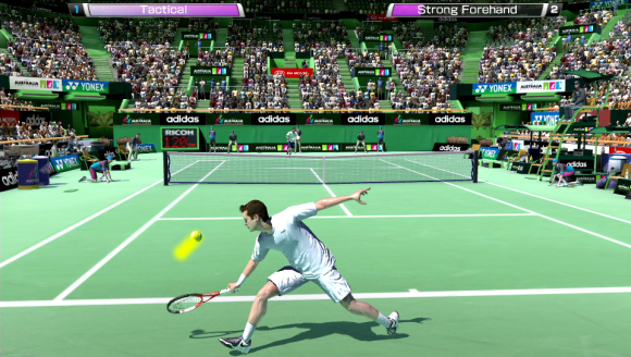 A screenshot of Virtua Tennis